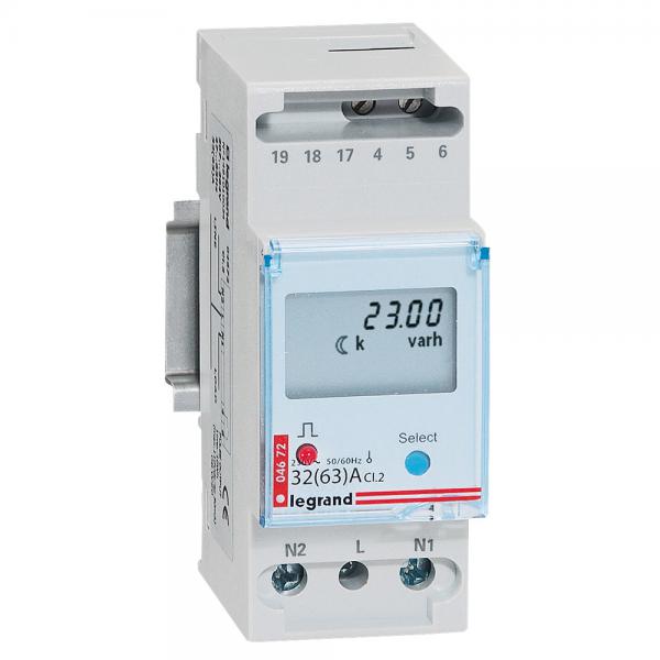 Compteur modulaire monophasé EMDX³ non MID raccordement LEGRAND 004672